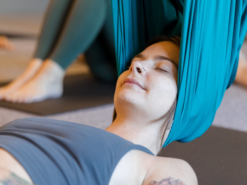 Aerial Yoga relaxation